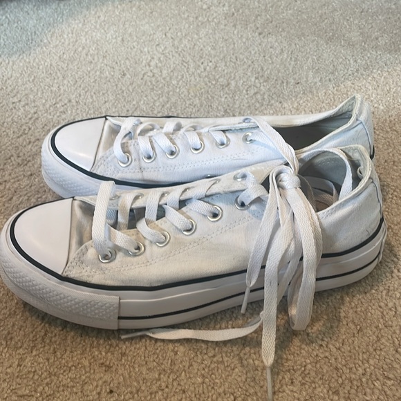 White Platform Converse - Picture 4 of 4